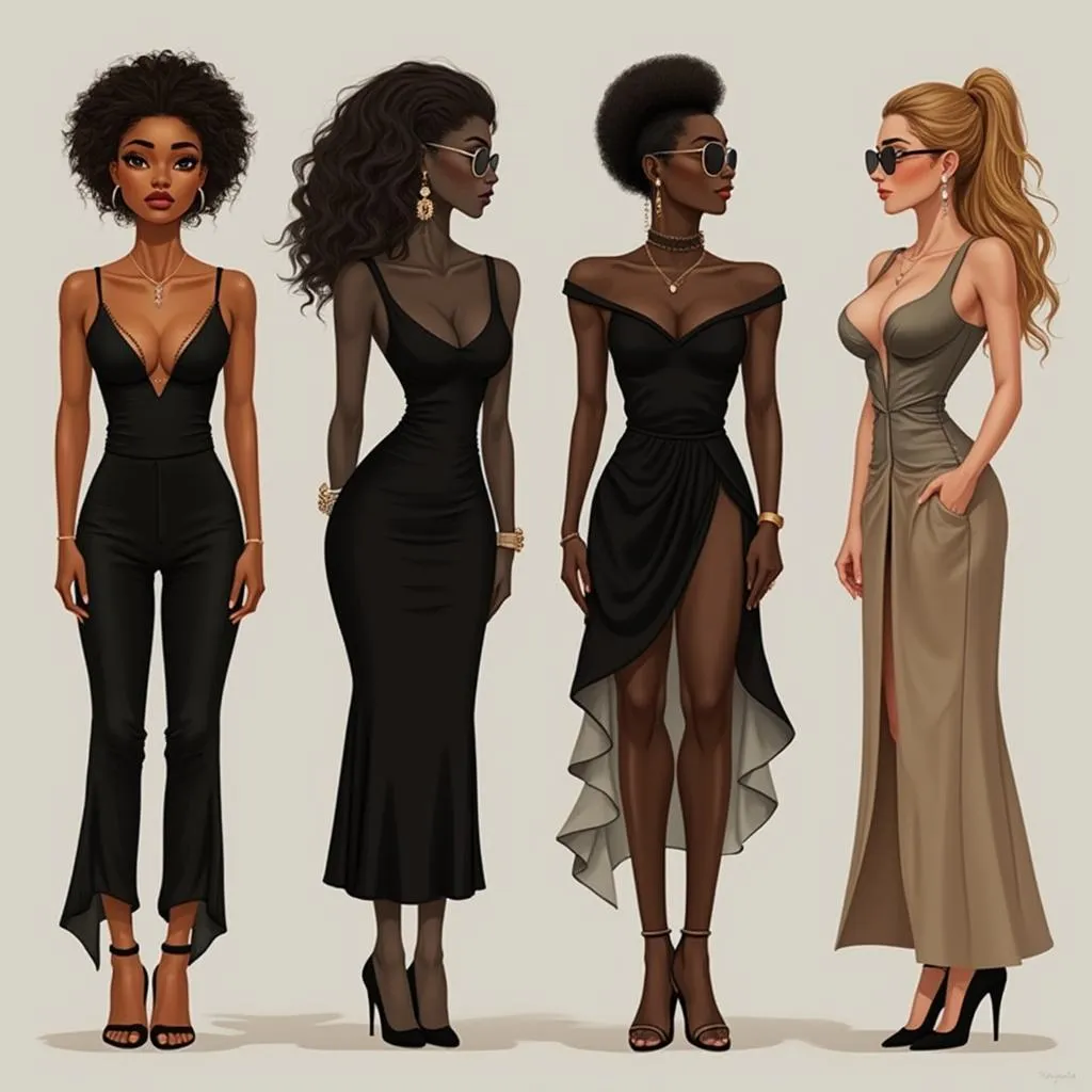 Modelos con diversos tipos de cuerpo luciendo moda