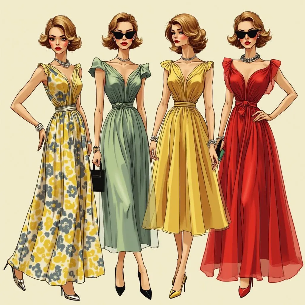 Ilustración de moda para cuerpo tipo manzana