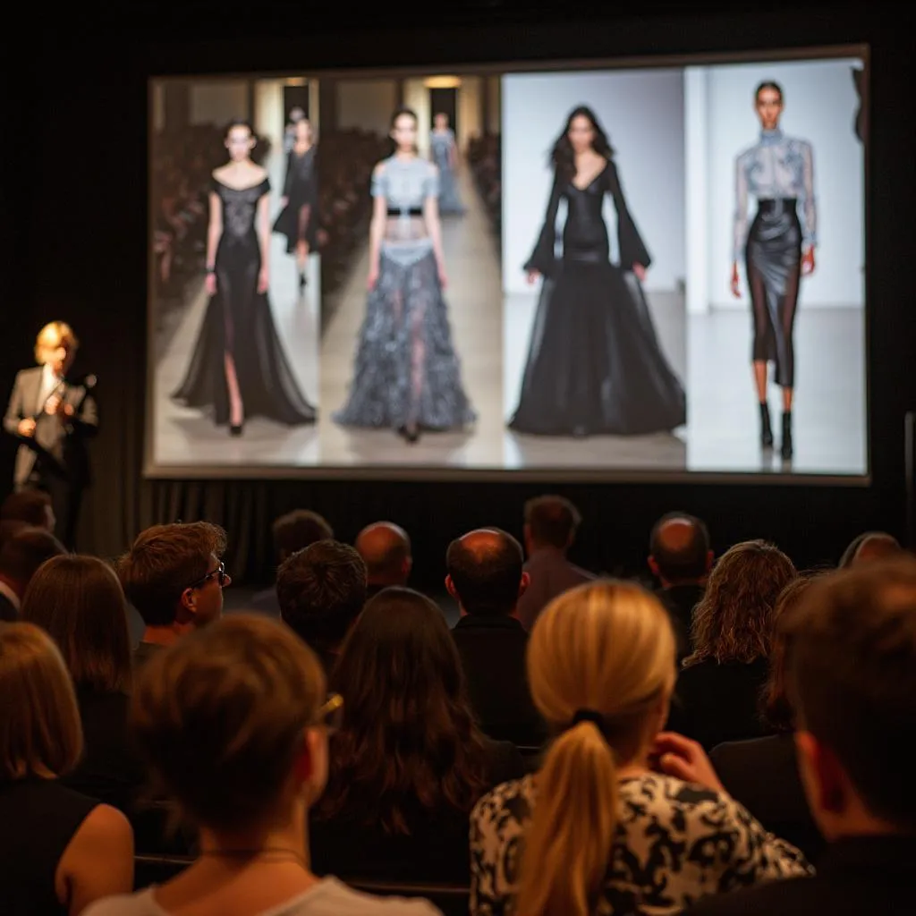 Presentación de tendencias de moda