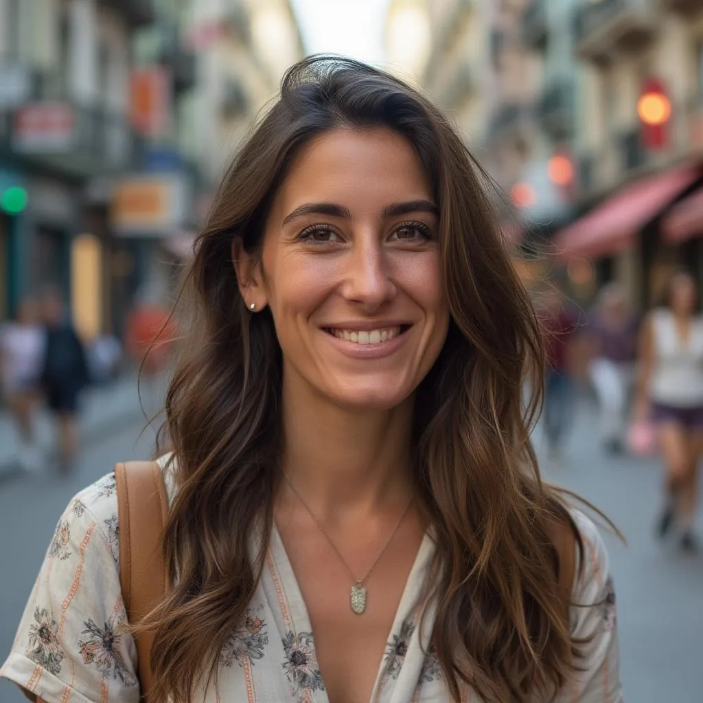 Foto de Lucía Fernández, clienta satisfecha